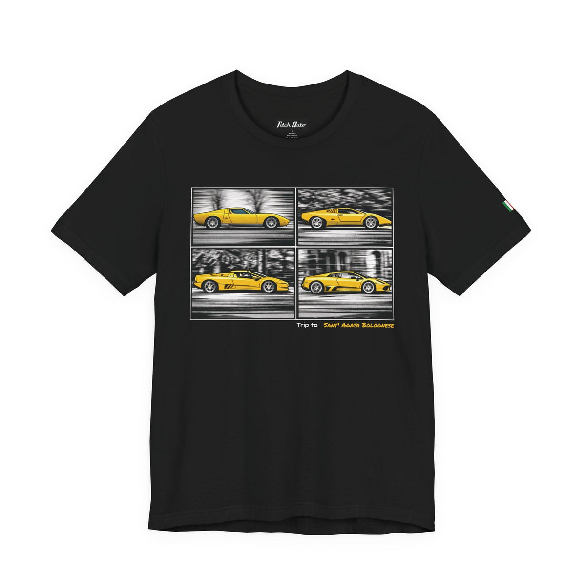 Trip to Sant'Agata Bolognese Unisex Short Sleeve Tee Shirt Printify