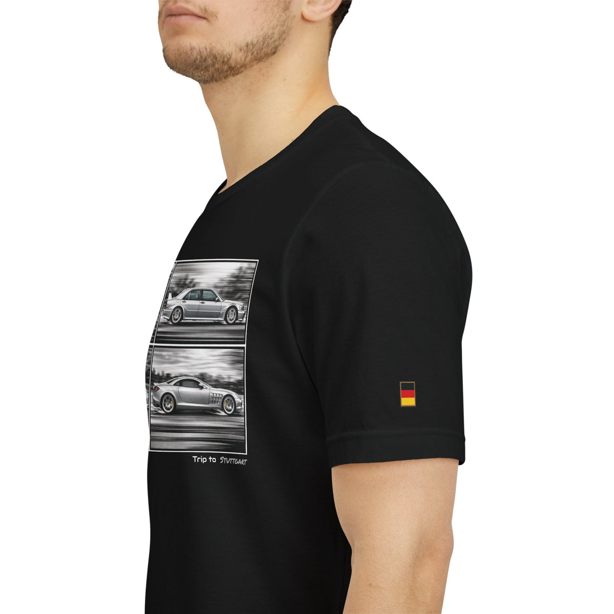 Trip to Stuttgart Silver Arrows Unisex Short Sleeve Tee Shirt Printify
