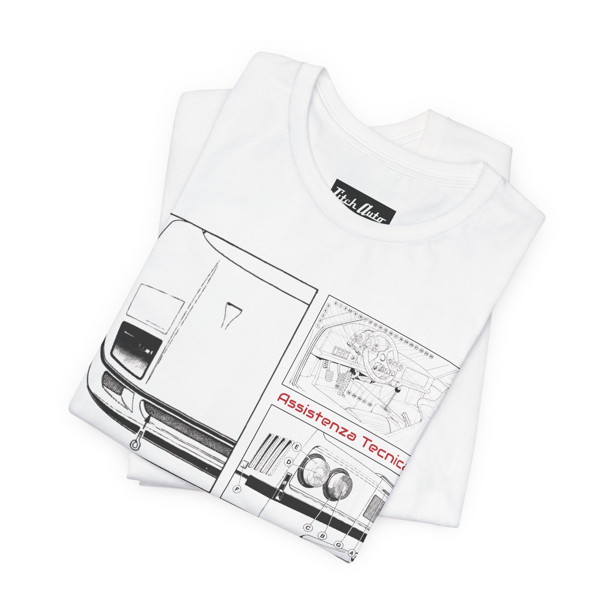 Assistenza Tecnica Diagram F40 Unisex Short Sleeve Tee Shirt Printify