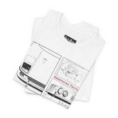 Assistenza Tecnica Diagram F40 Unisex Short Sleeve Tee Shirt Printify