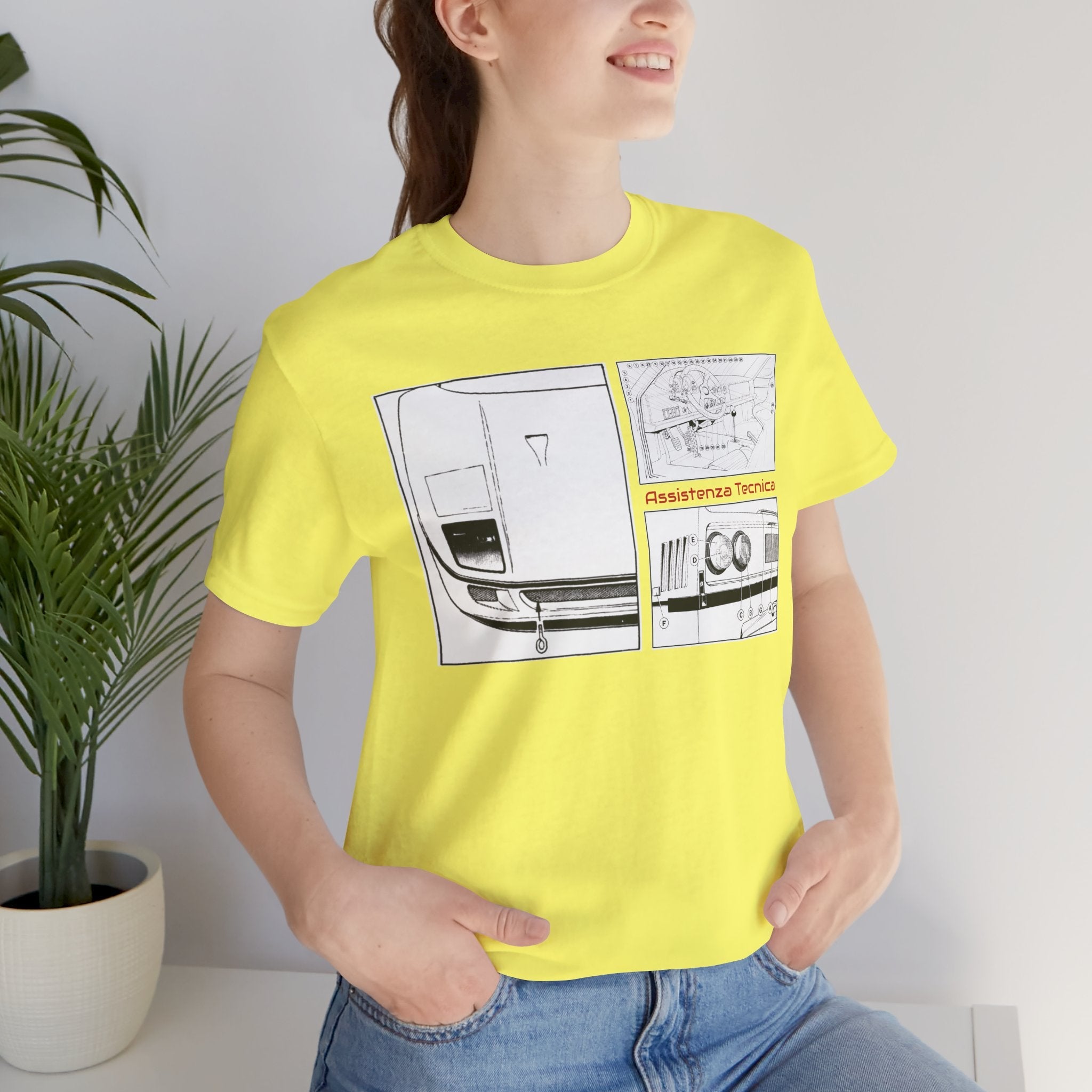 Assistenza Tecnica Diagram F40 Unisex Short Sleeve Tee Shirt Printify