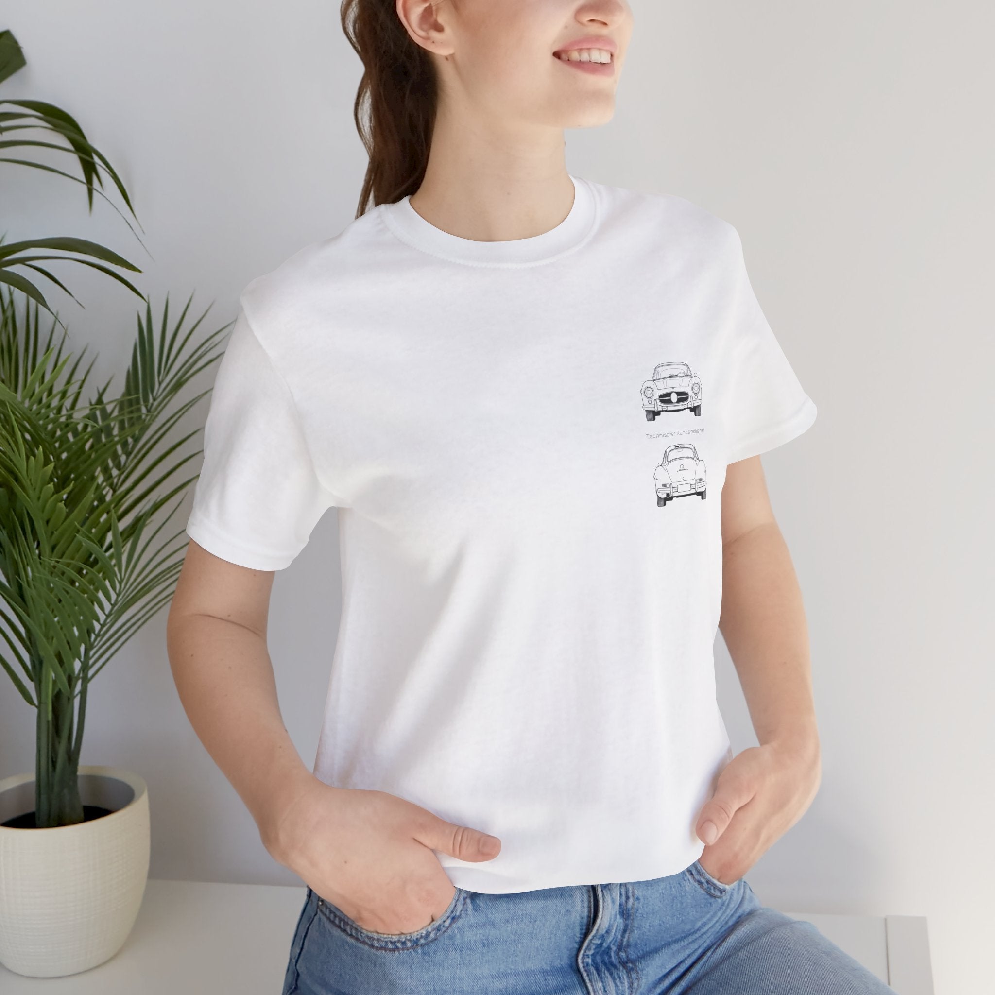 Technischer Kundendienst 300 SL Unisex Short Sleeve Tee Shirt Printify