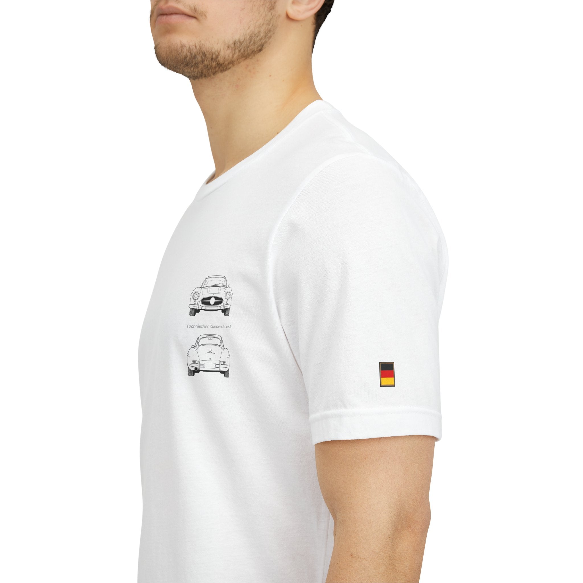 Technischer Kundendienst 300 SL Unisex Short Sleeve Tee Shirt Printify