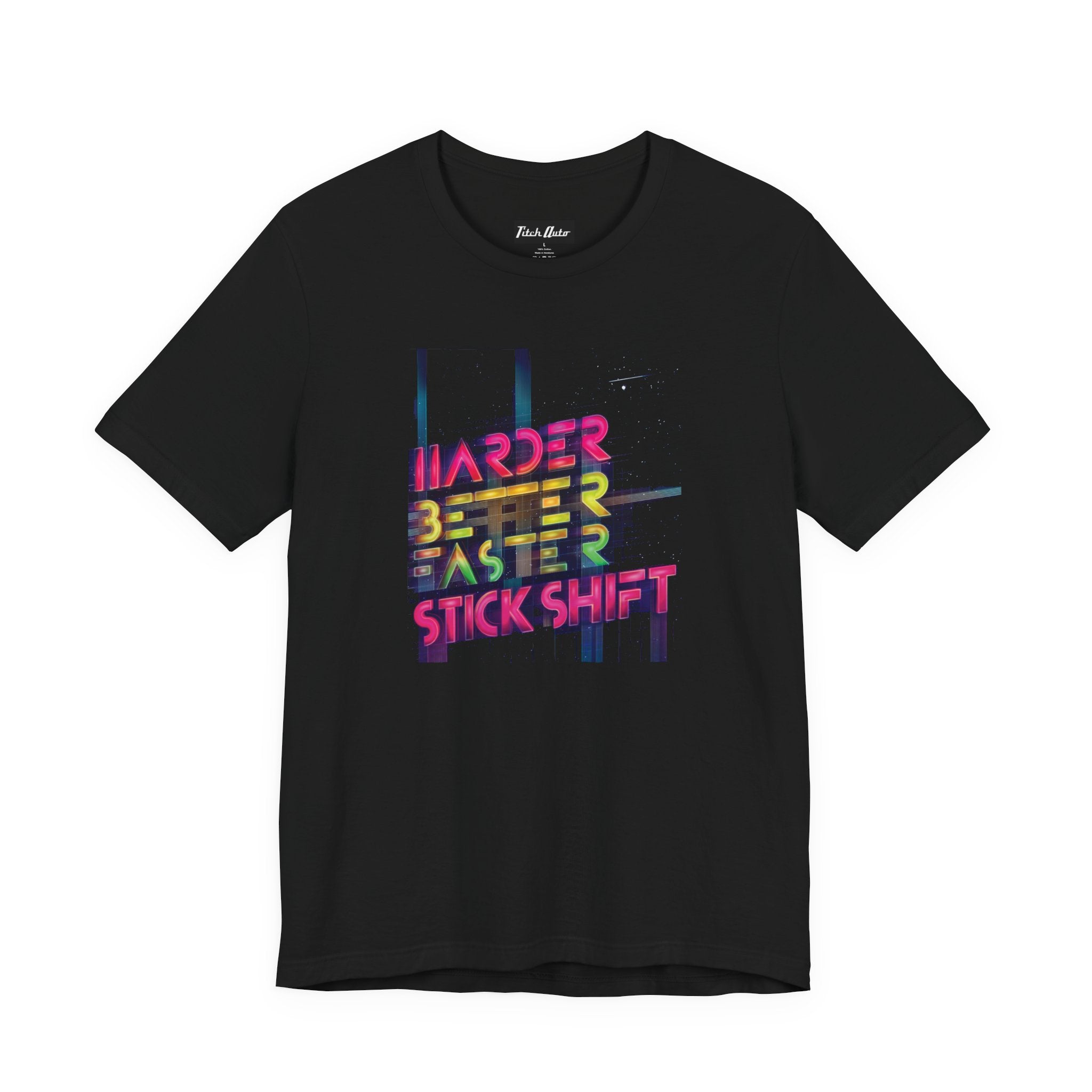 Harder Better Faster Stick Shift Unisex Short Sleeve Tee Shirt Printify