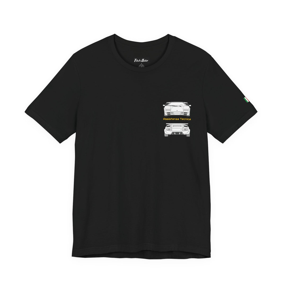 Assistenza Tecnica Countach Unisex Short Sleeve Tee Shirt Printify