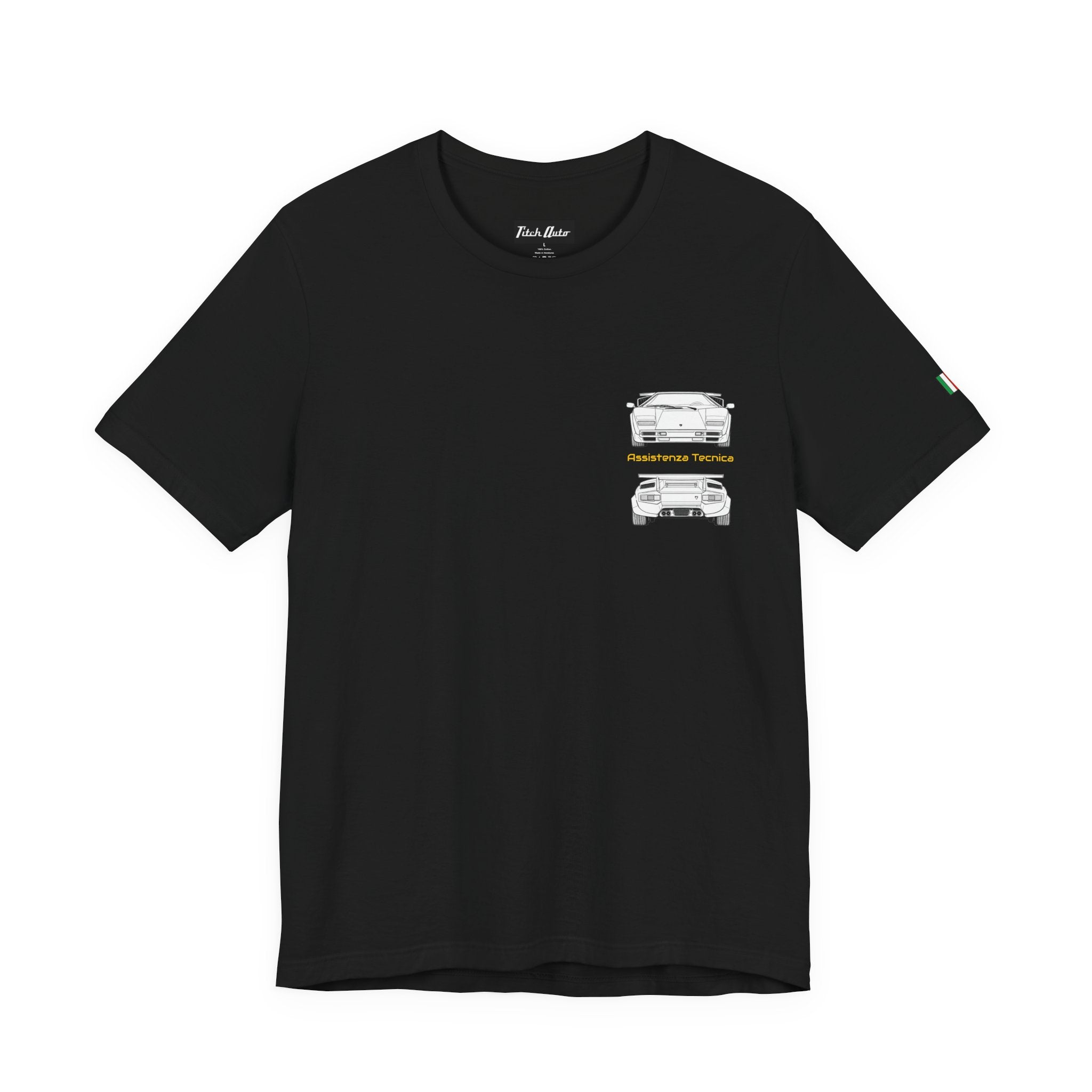 Assistenza Tecnica Countach Unisex Short Sleeve Tee Shirt Printify