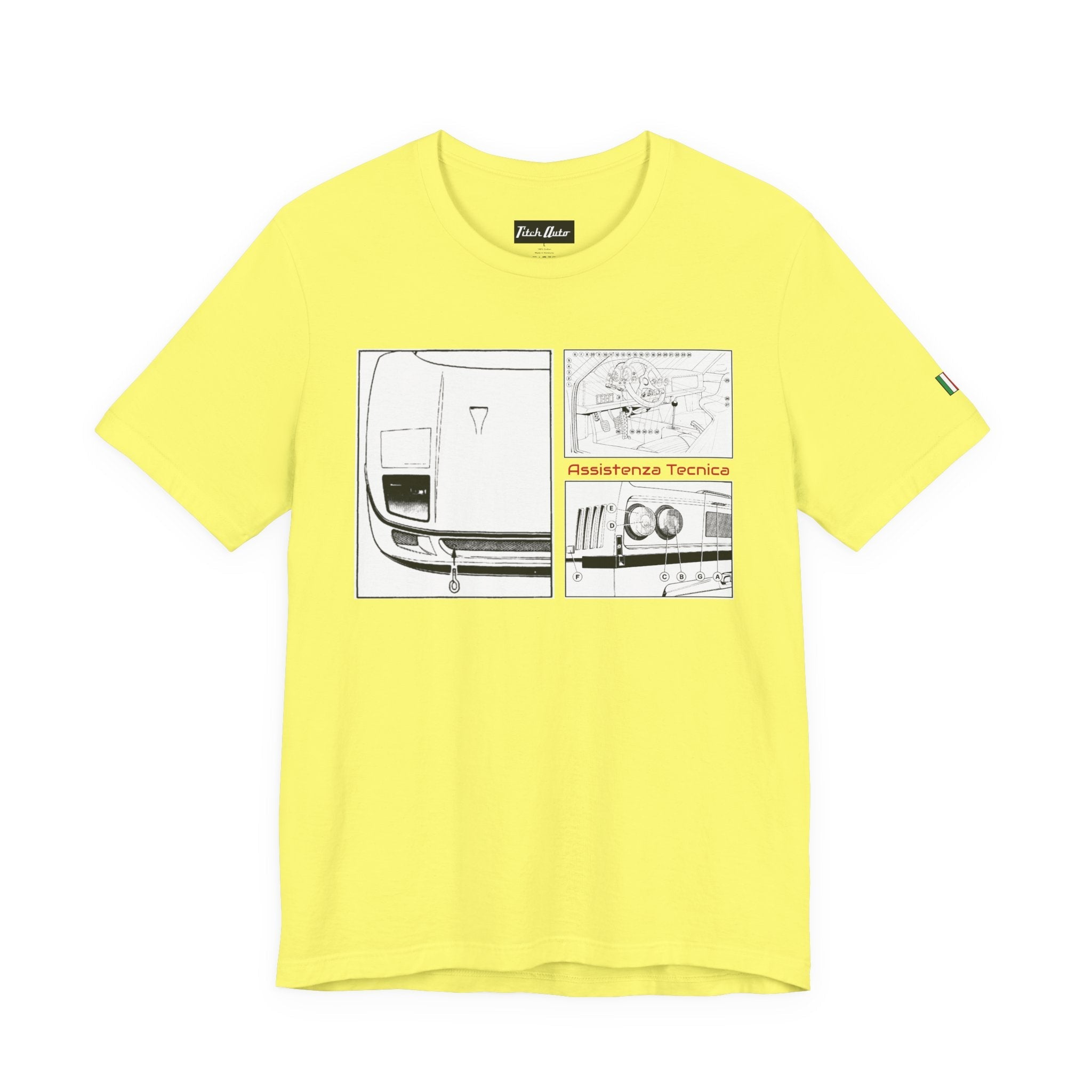Assistenza Tecnica Diagram F40 Unisex Short Sleeve Tee Shirt Printify
