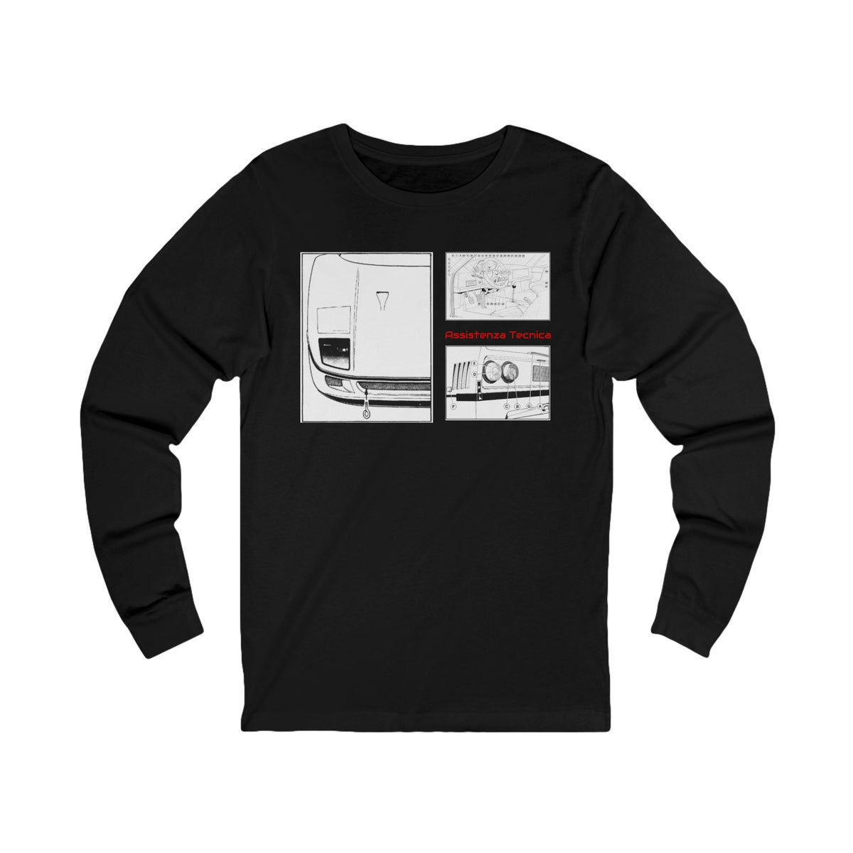 Assistenza Tecnica Diagram F40 Long Sleeve Tee Shirt Printify