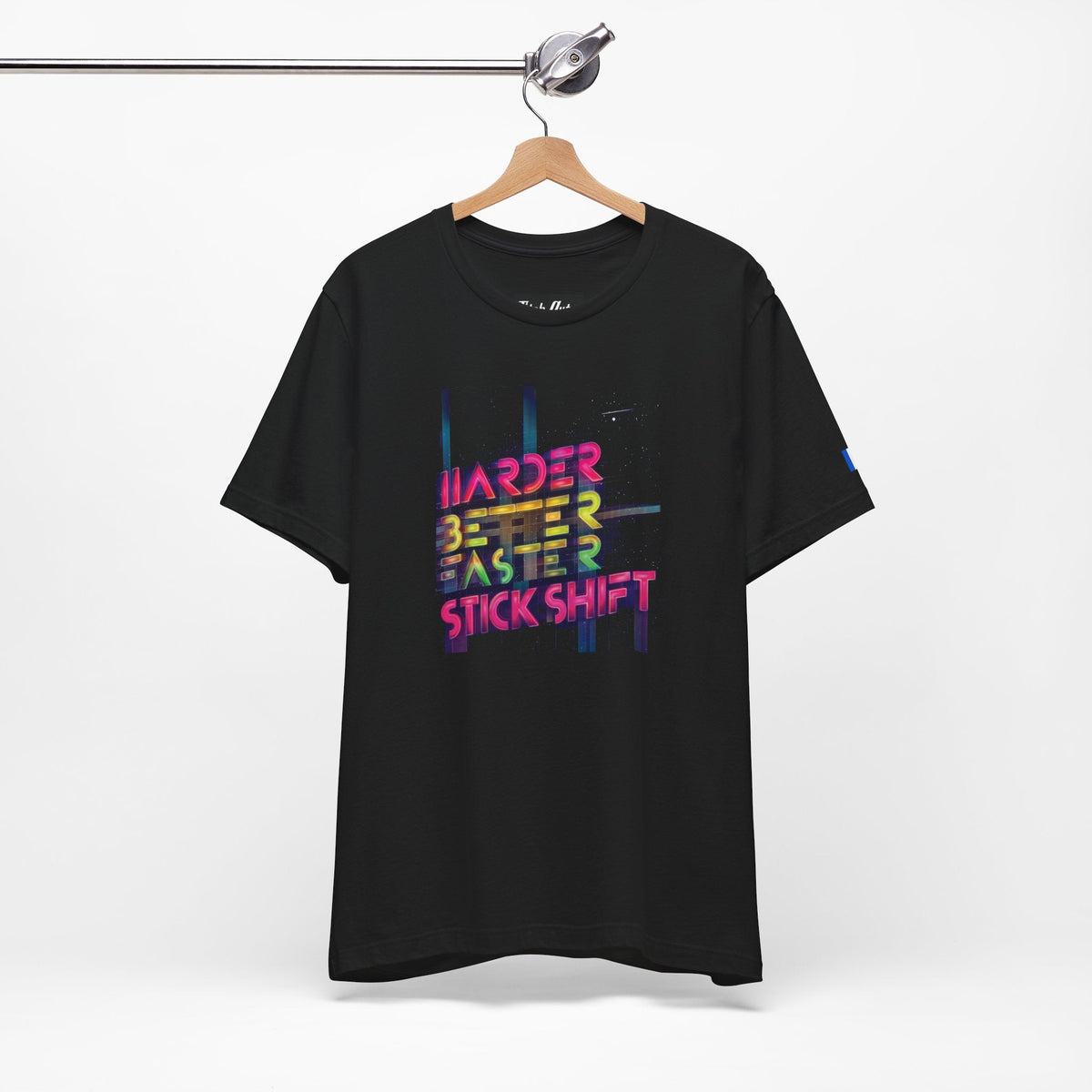 Harder Better Faster Stick Shift Unisex Short Sleeve Tee Shirt Printify