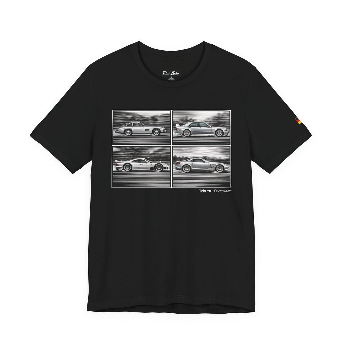 Trip to Stuttgart Silver Arrows Unisex Short Sleeve Tee Shirt Printify