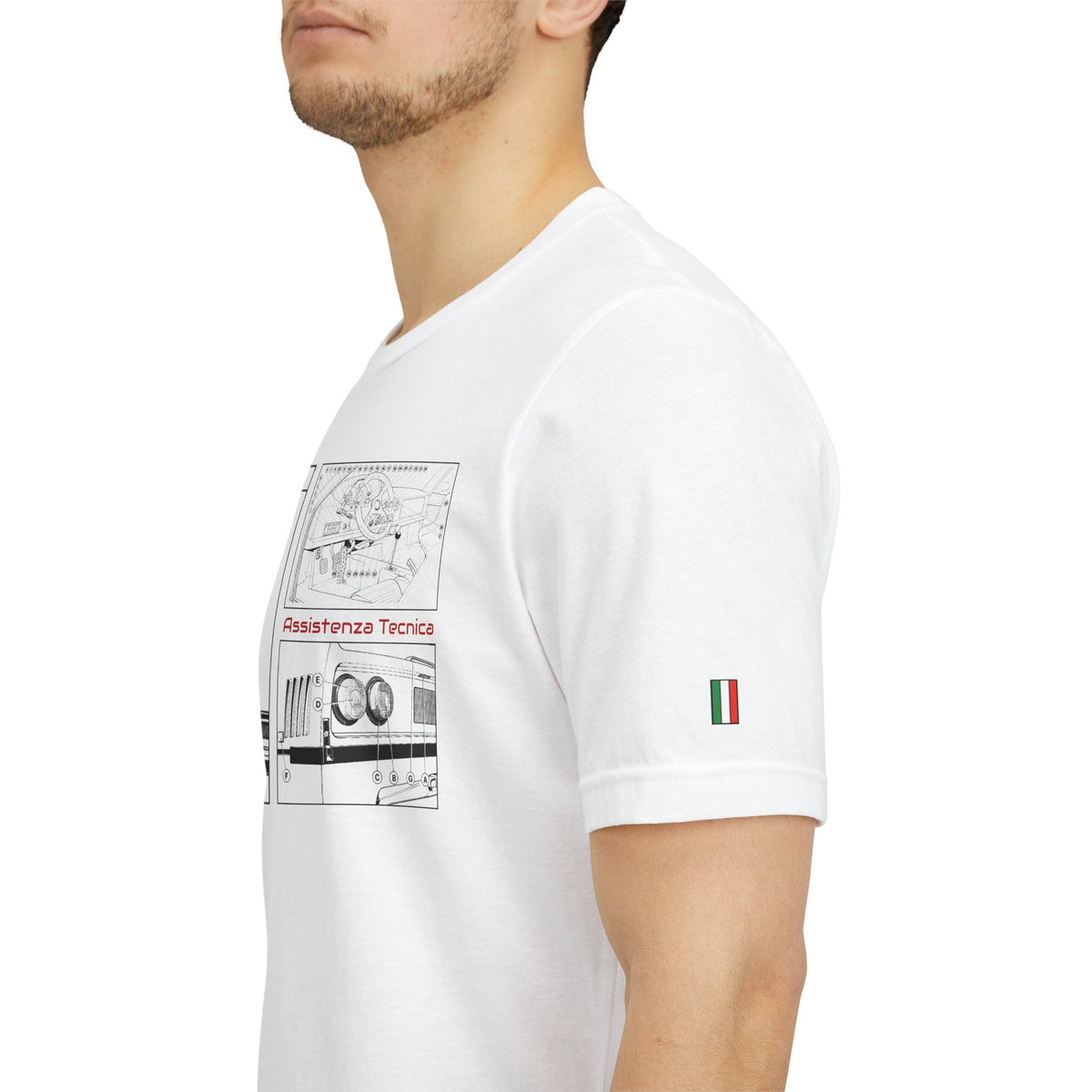 Assistenza Tecnica Diagram F40 Unisex Short Sleeve Tee Shirt Printify