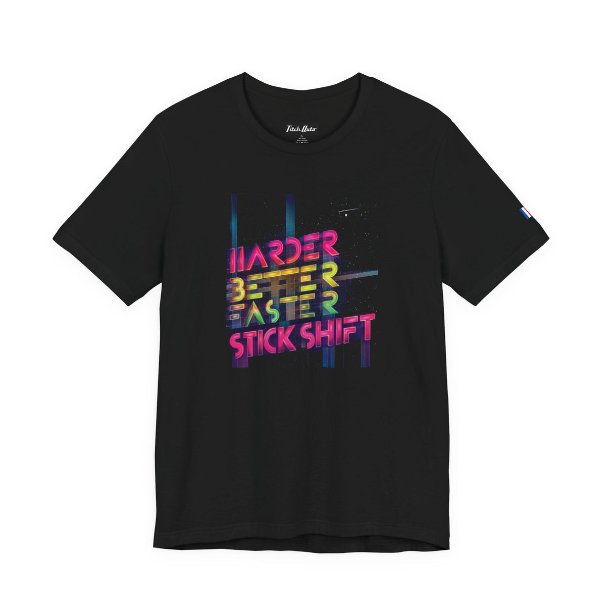 Harder Better Faster Stick Shift Unisex Short Sleeve Tee Shirt Printify