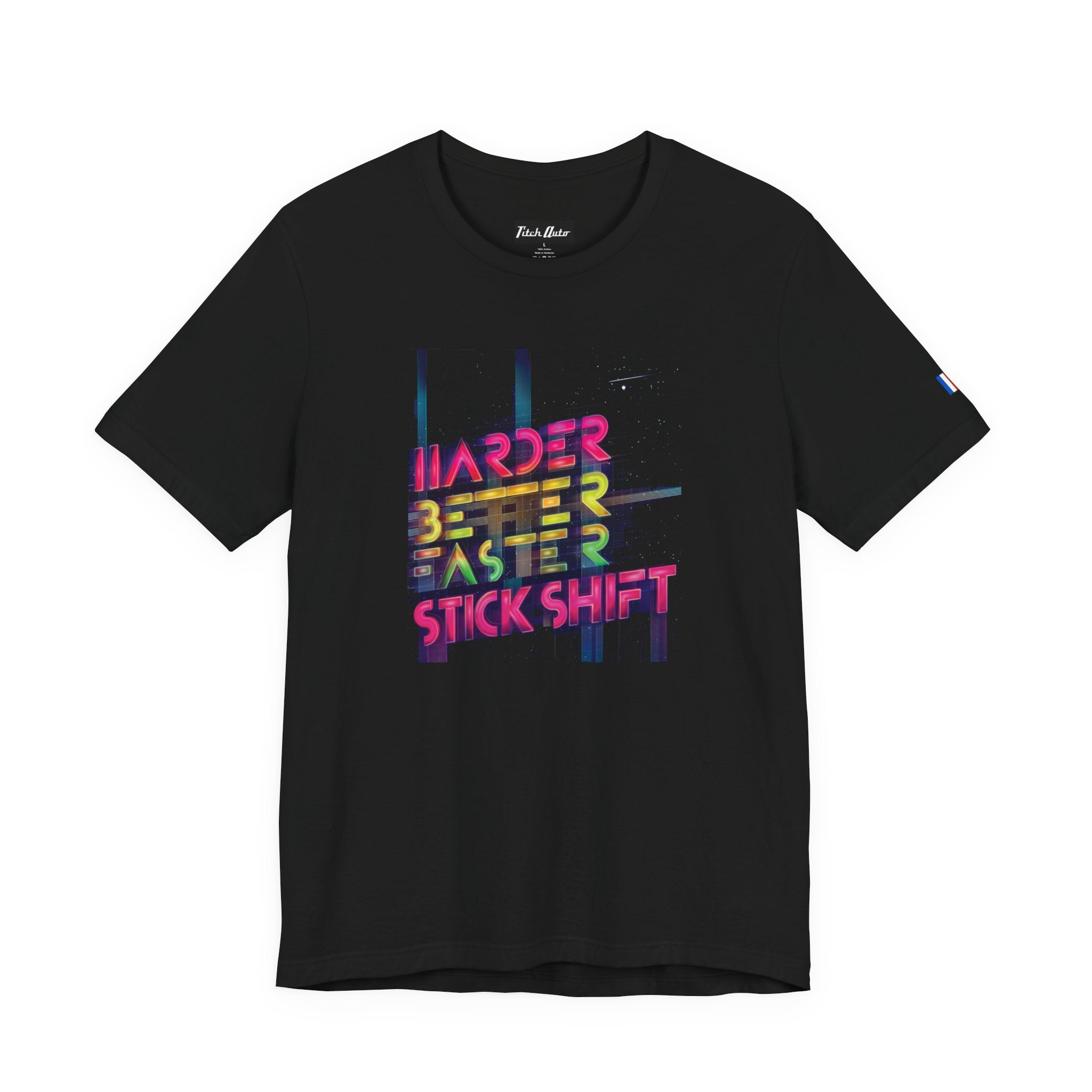 Harder Better Faster Stick Shift Unisex Short Sleeve Tee Shirt Printify