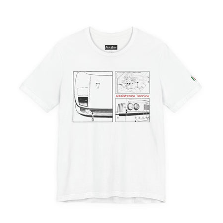 Assistenza Tecnica Diagram F40 Unisex Short Sleeve Tee Shirt Printify