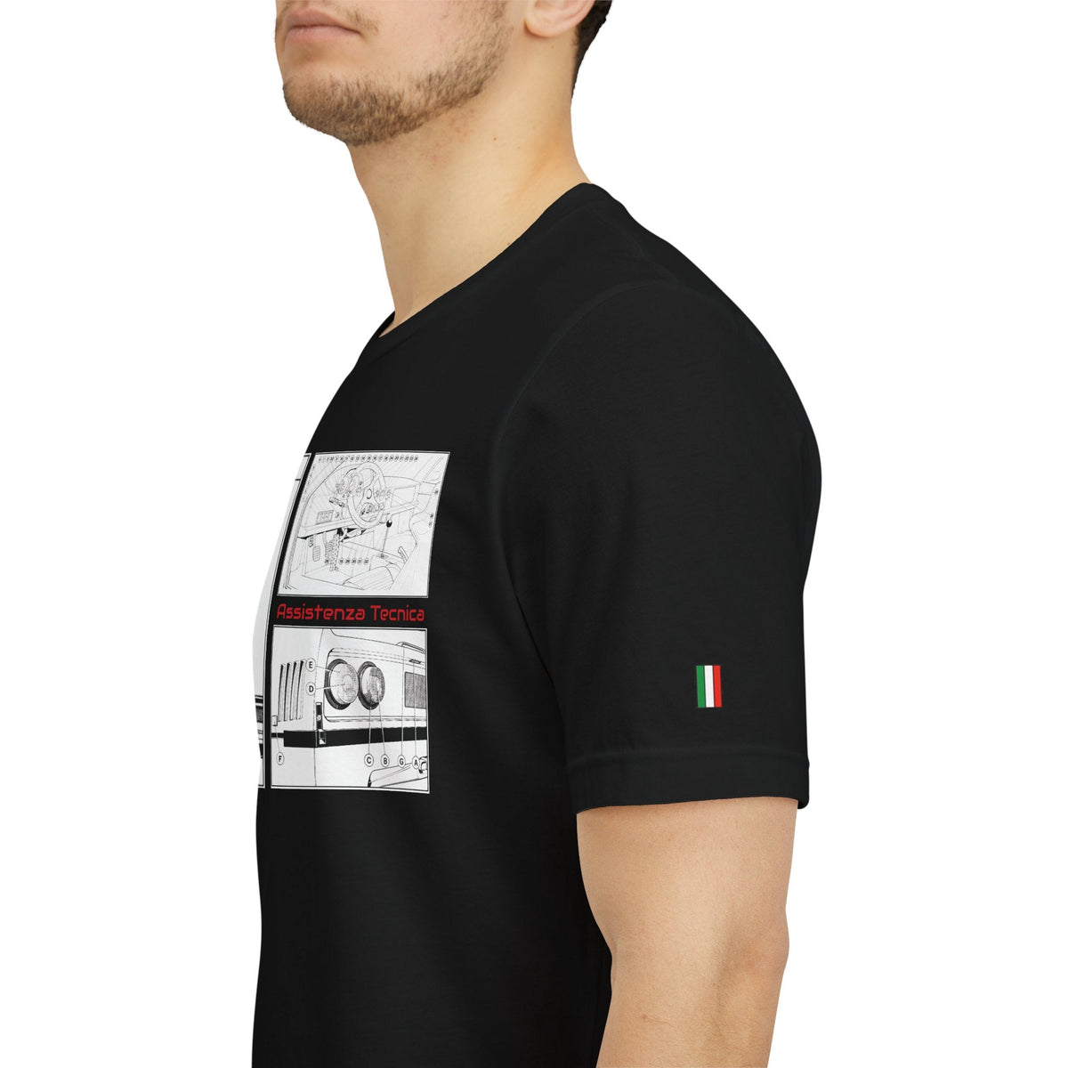 Assistenza Tecnica Diagram F40 Unisex Short Sleeve Tee Shirt Printify