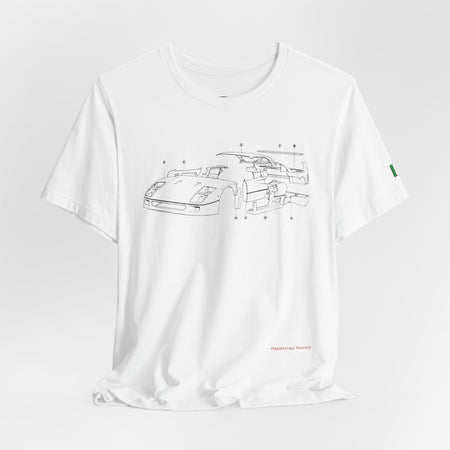 F40 Exploded View T-Shirt Printify