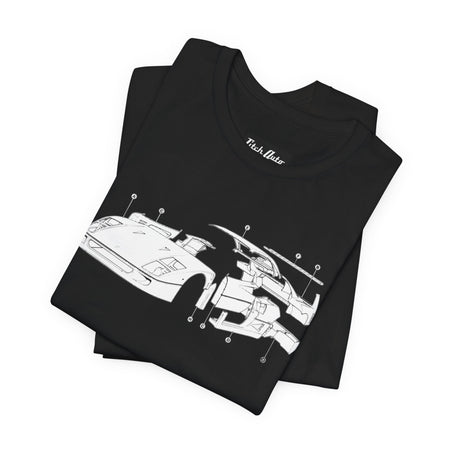 F40 Exploded View T-Shirt Printify