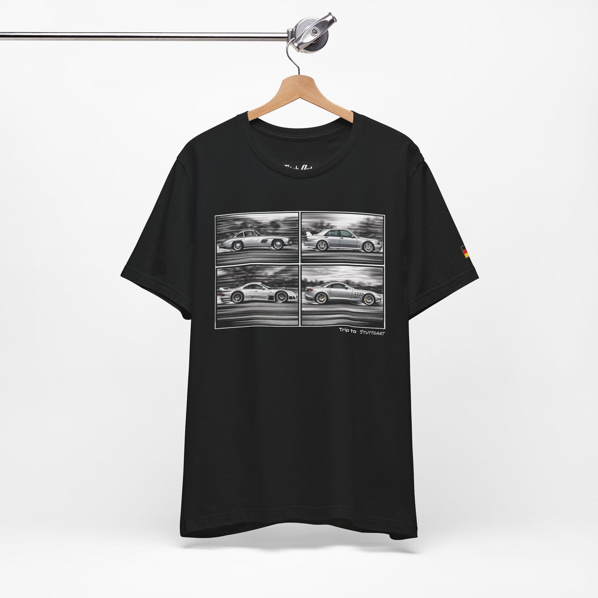 Trip to Stuttgart Silver Arrows Unisex Short Sleeve Tee Shirt Printify