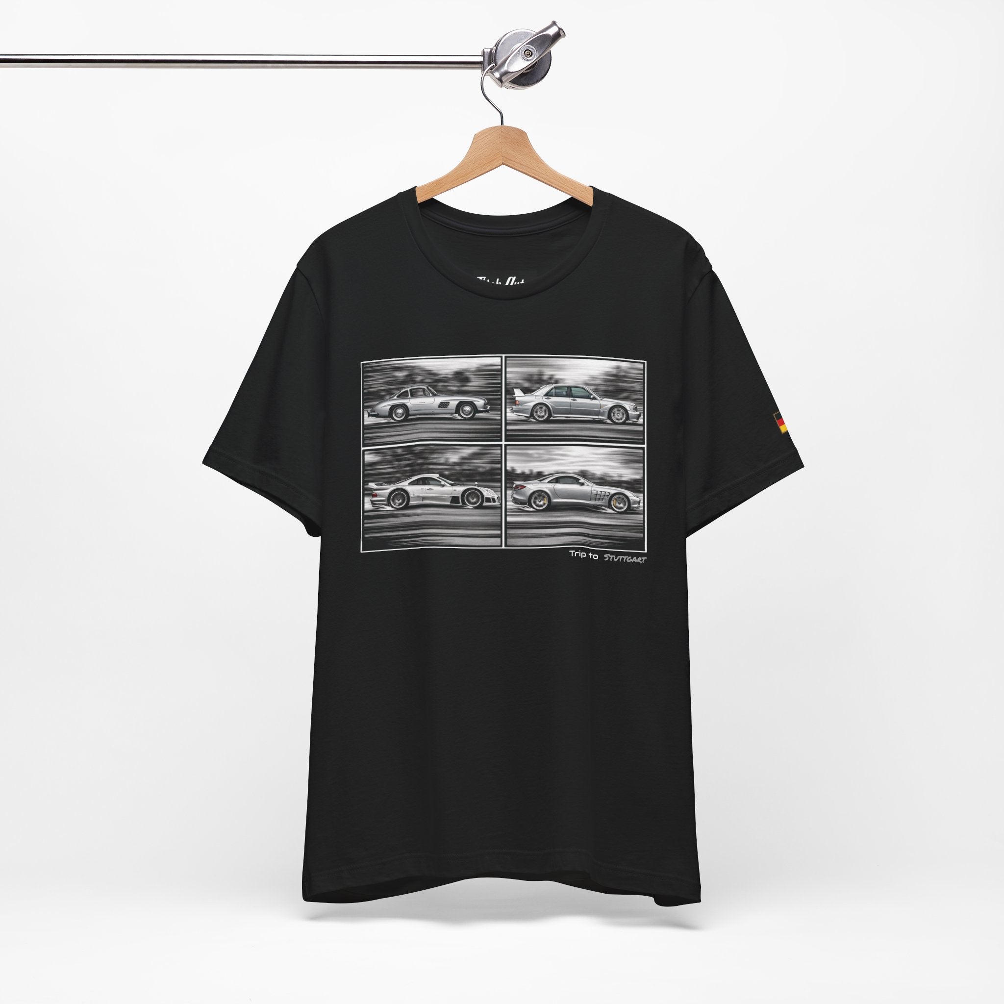 Trip to Stuttgart Silver Arrows Unisex Short Sleeve Tee Shirt Printify