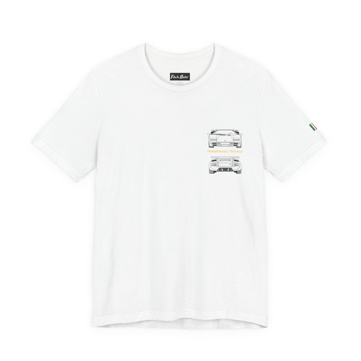 Assistenza Tecnica Countach Unisex Short Sleeve Tee Shirt Printify