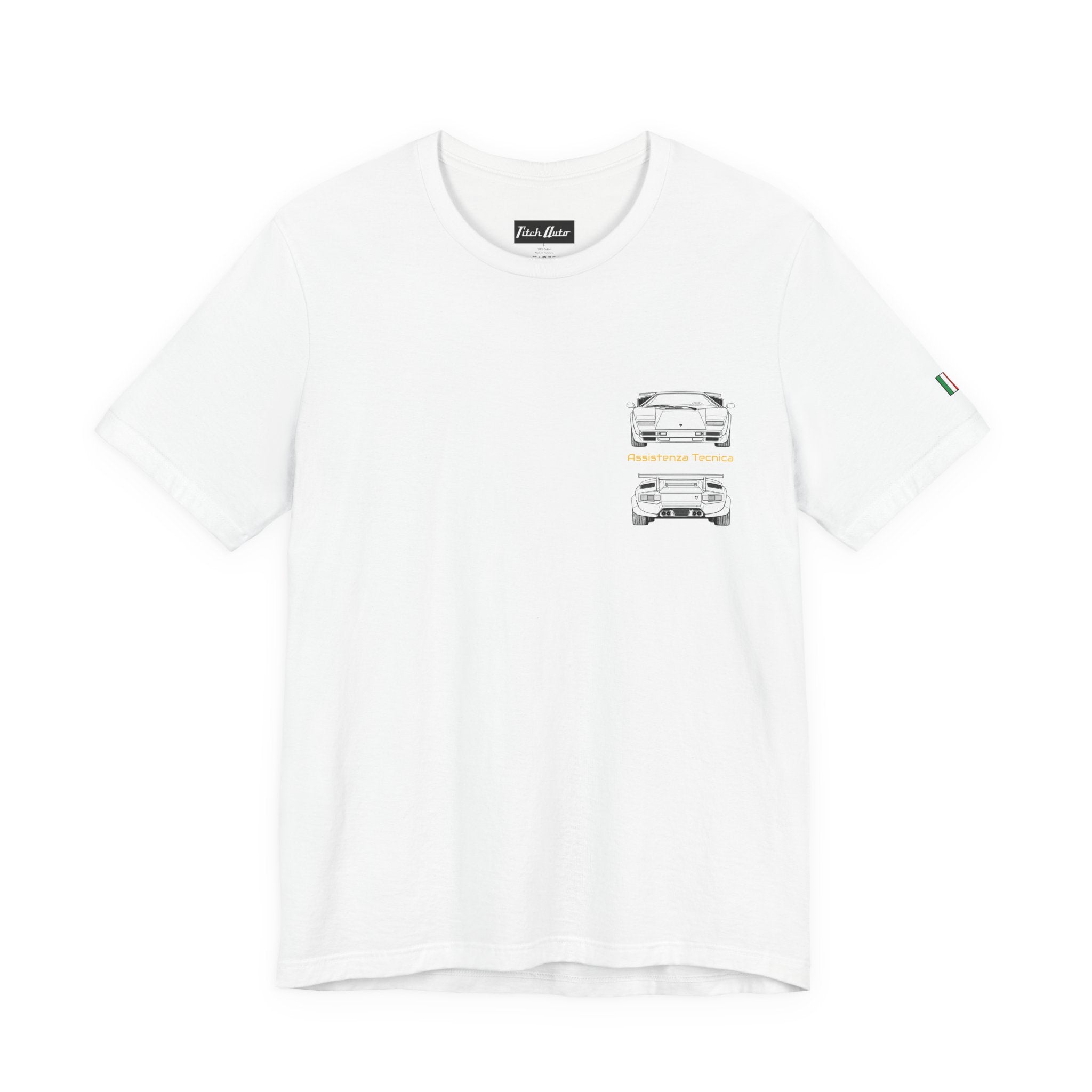 Assistenza Tecnica Countach Unisex Short Sleeve Tee Shirt Printify