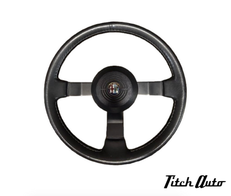 Alfa Romeo 75 / GTV6 USED Gallino Leather Steering Wheel TitchAuto