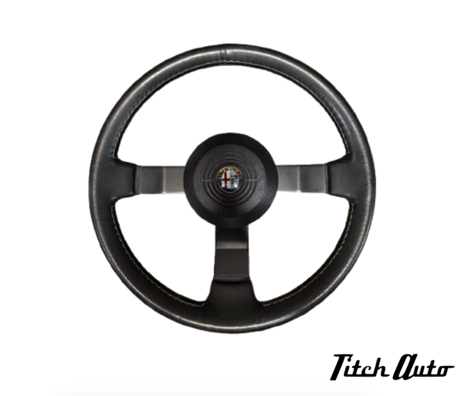 Alfa Romeo 75 / GTV6 USED Gallino Leather Steering Wheel TitchAuto