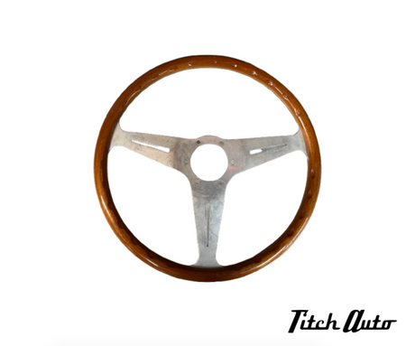 Alfa Romeo Duetto USED Nardi Mahogany Wood Steering Wheel  390mm TitchAuto