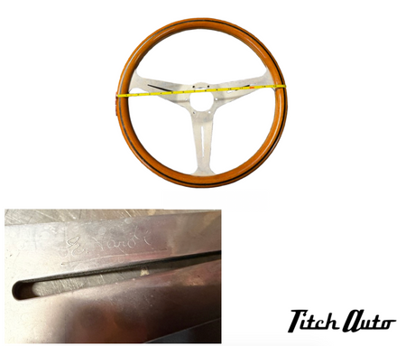 Alfa Romeo Duetto USED Nardi Mahogany Wood Steering Wheel  390mm TitchAuto