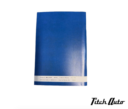 Autobianchi Bianchina Trasformabile NEW Instruction Car Book *DS* TitchAuto