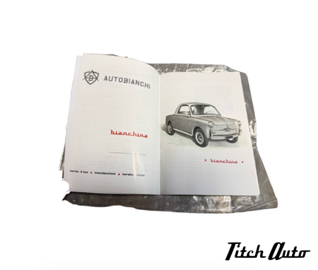 Autobianchi Bianchina Trasformabile NEW Instruction Car Book *DS* TitchAuto
