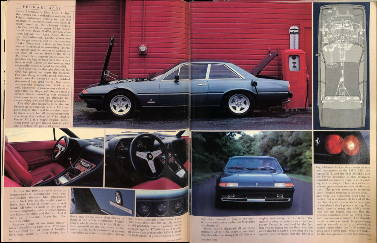 1982 Ferrari 400i 5-Speed TitchAuto