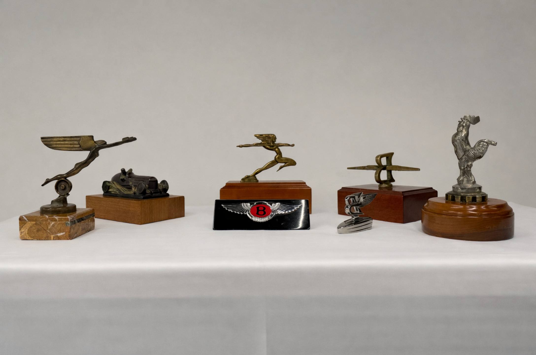 Collection of Vintage Automotive Mascots & Automobilia Display Pieces TitchAuto