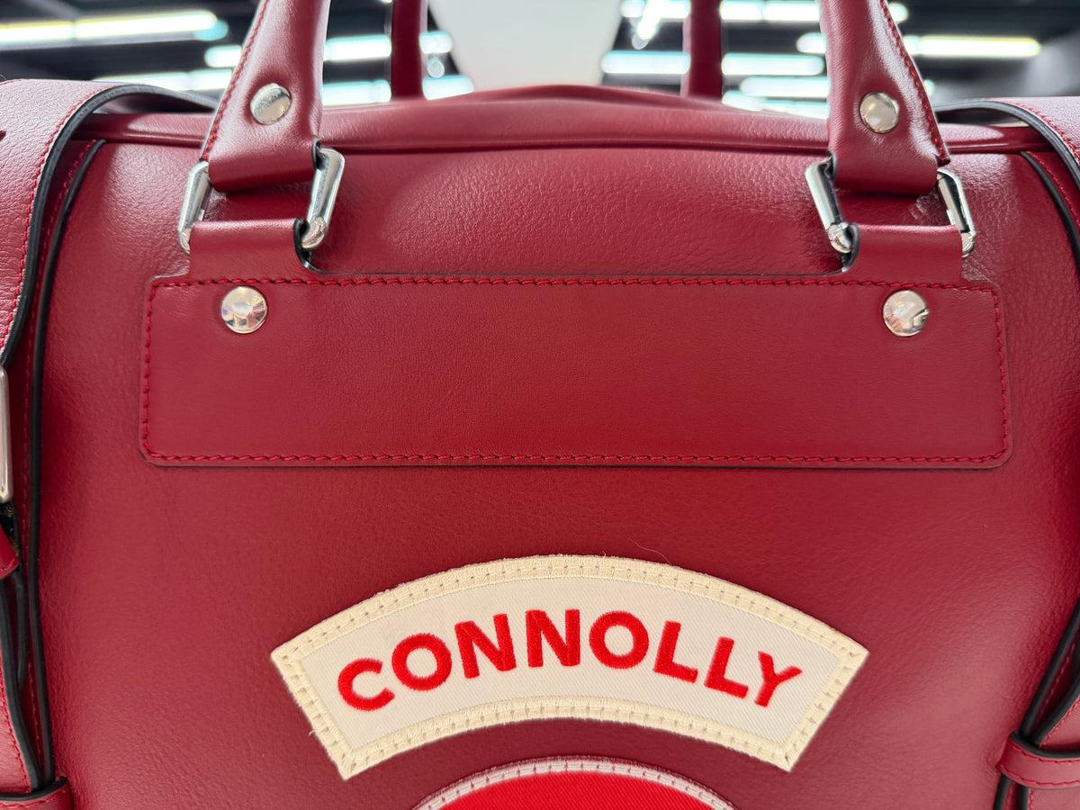 Connolly USED Red Sports Grip Bag with Badges TitchAuto