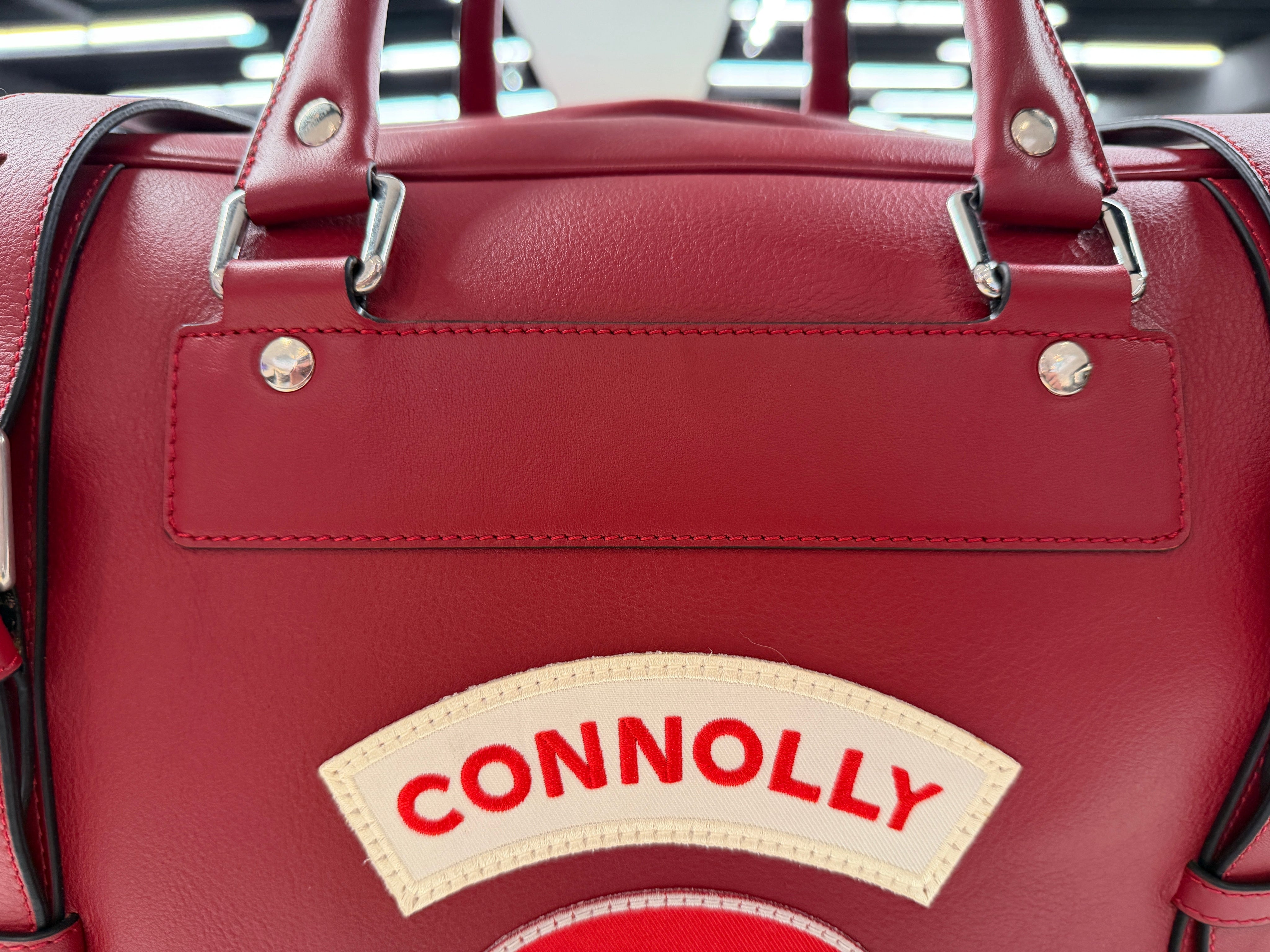 Connolly USED Red Sports Grip Bag with Badges TitchAuto