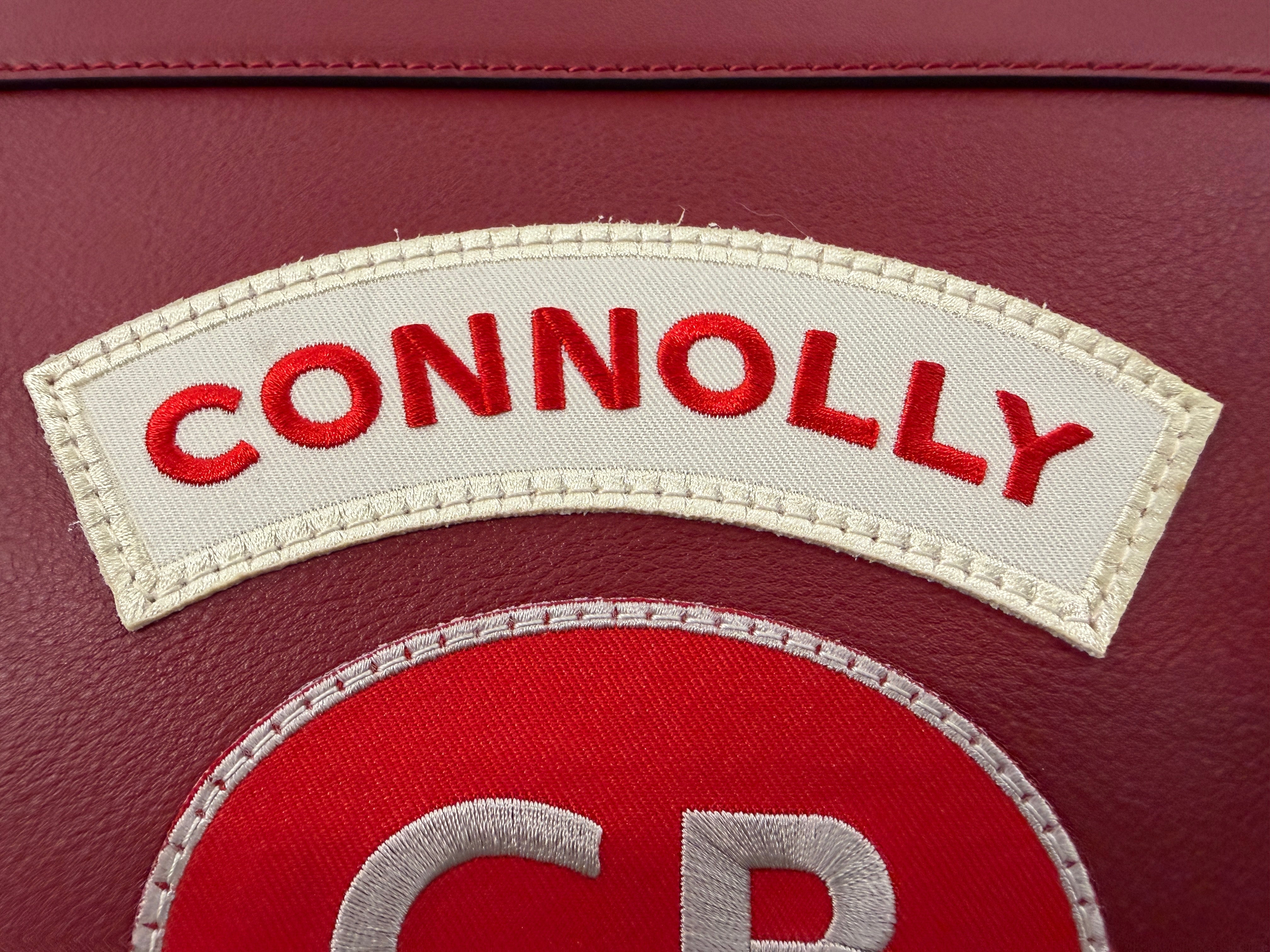 Connolly USED Red Sports Grip Bag with Badges TitchAuto