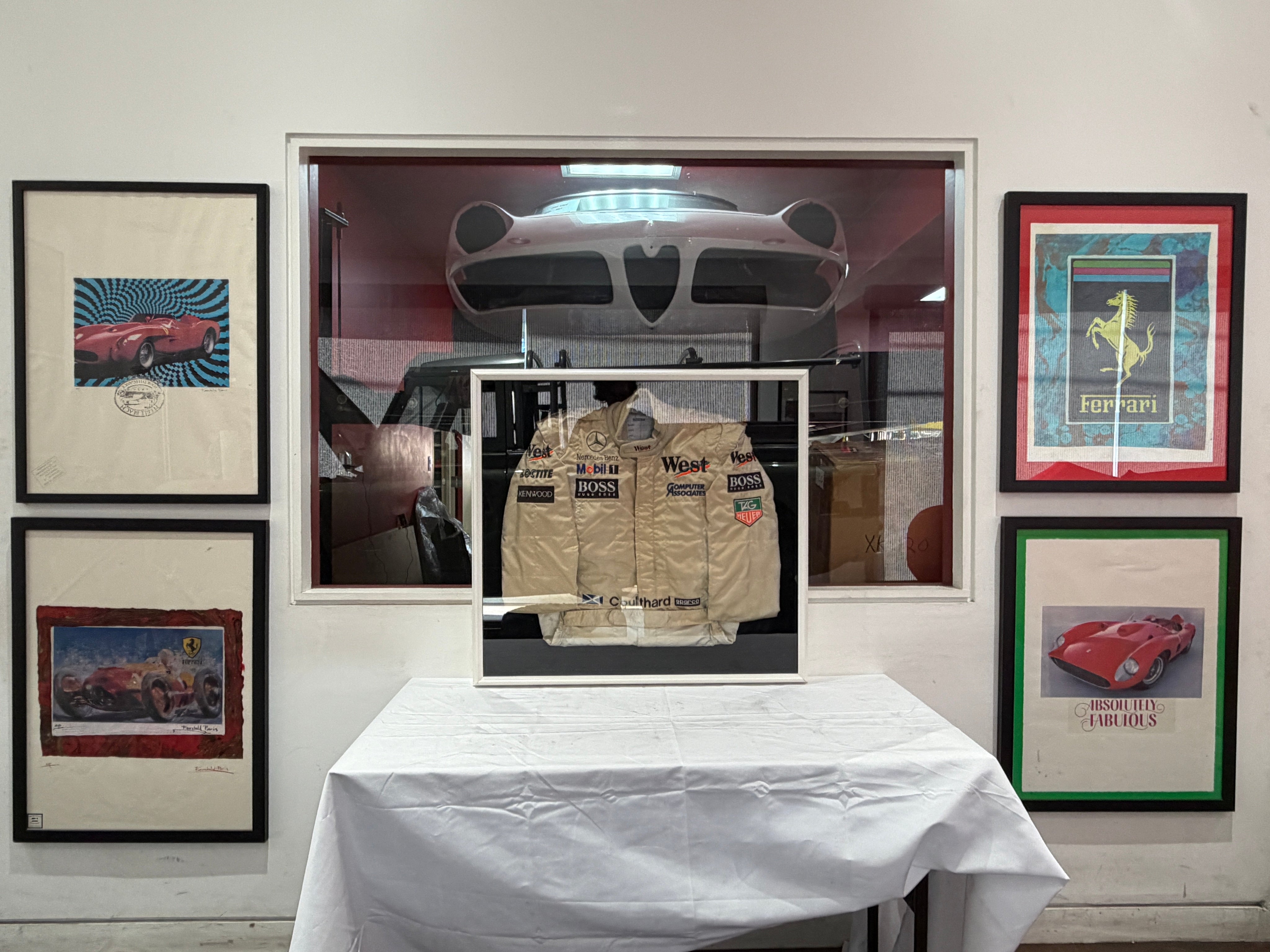 David Coulthard Mercedes Race Worn Suit TitchAuto