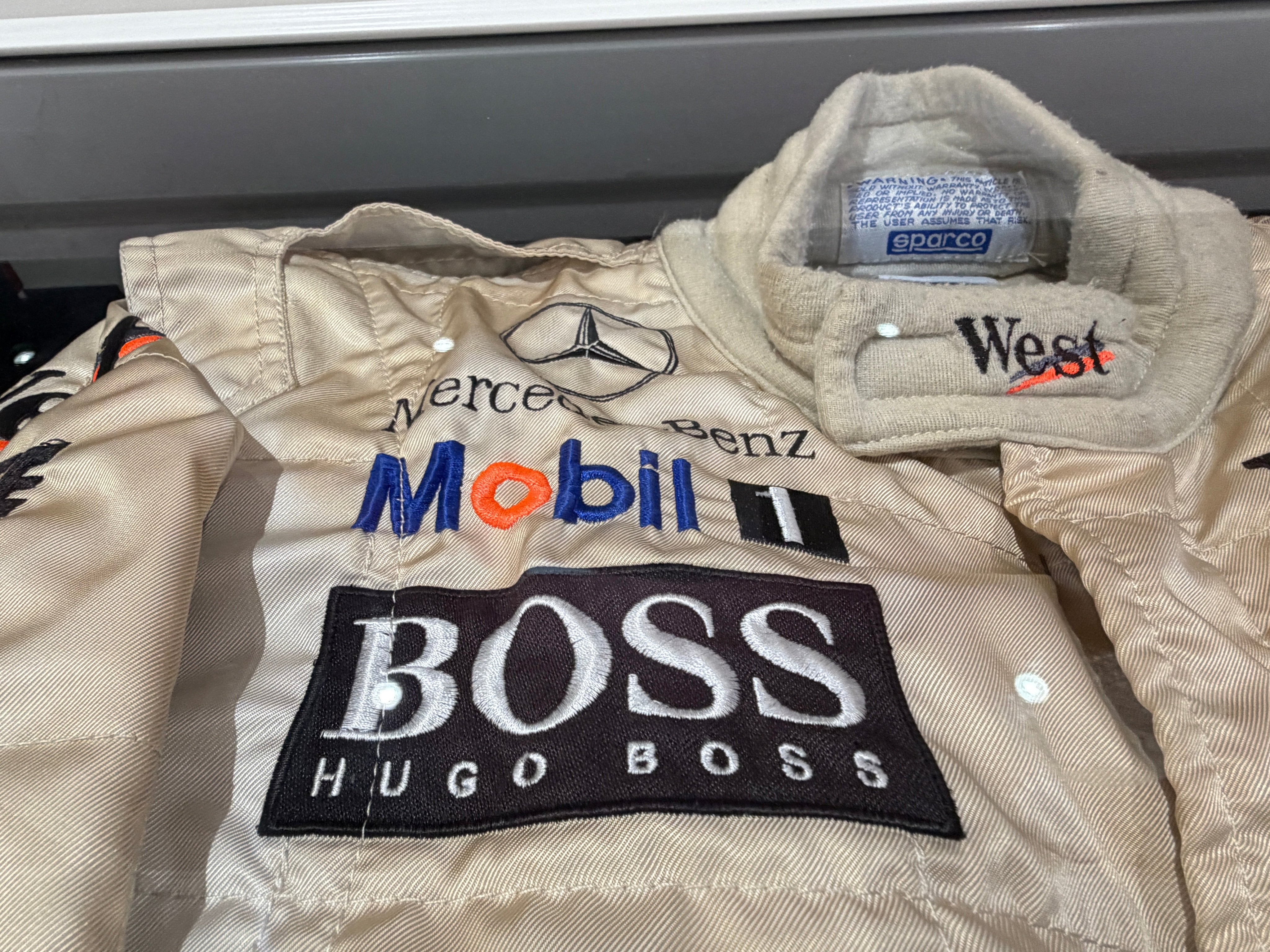 David Coulthard Mercedes Race Worn Suit TitchAuto