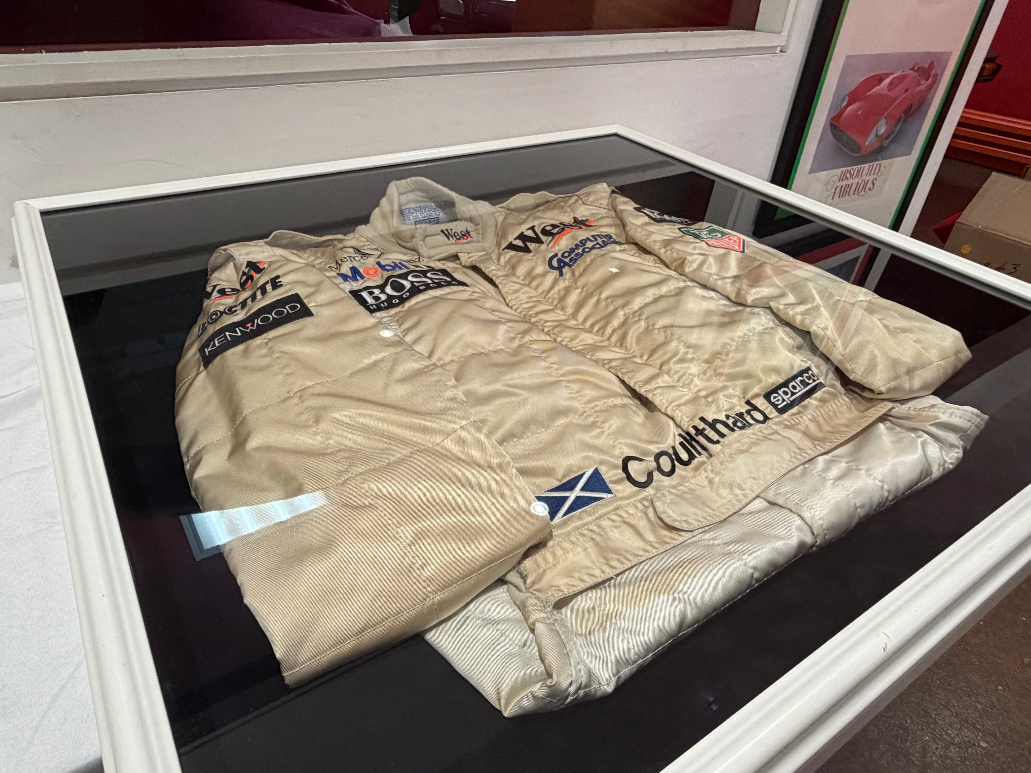 David Coulthard Mercedes Race Worn Suit TitchAuto