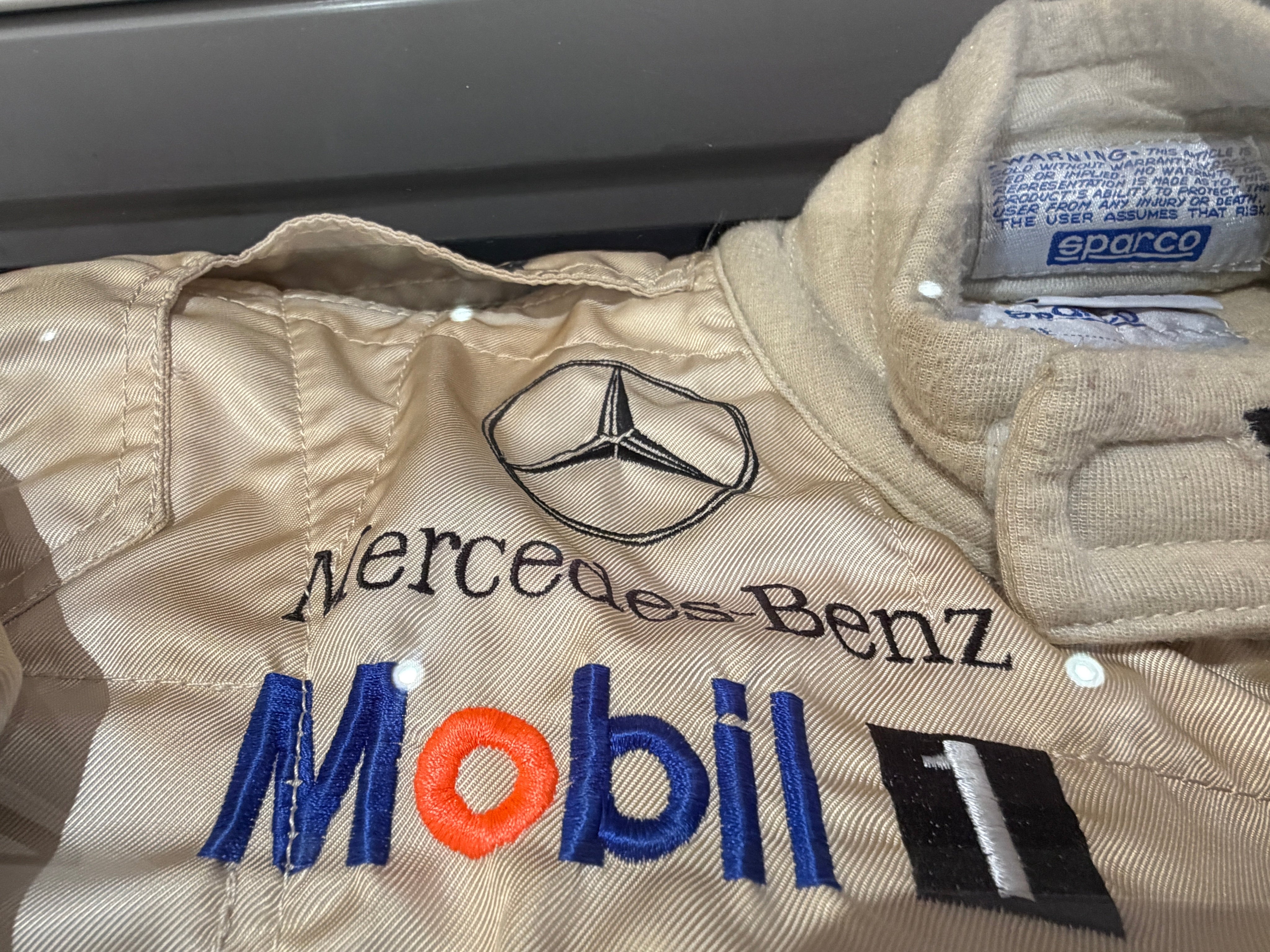David Coulthard Mercedes Race Worn Suit TitchAuto
