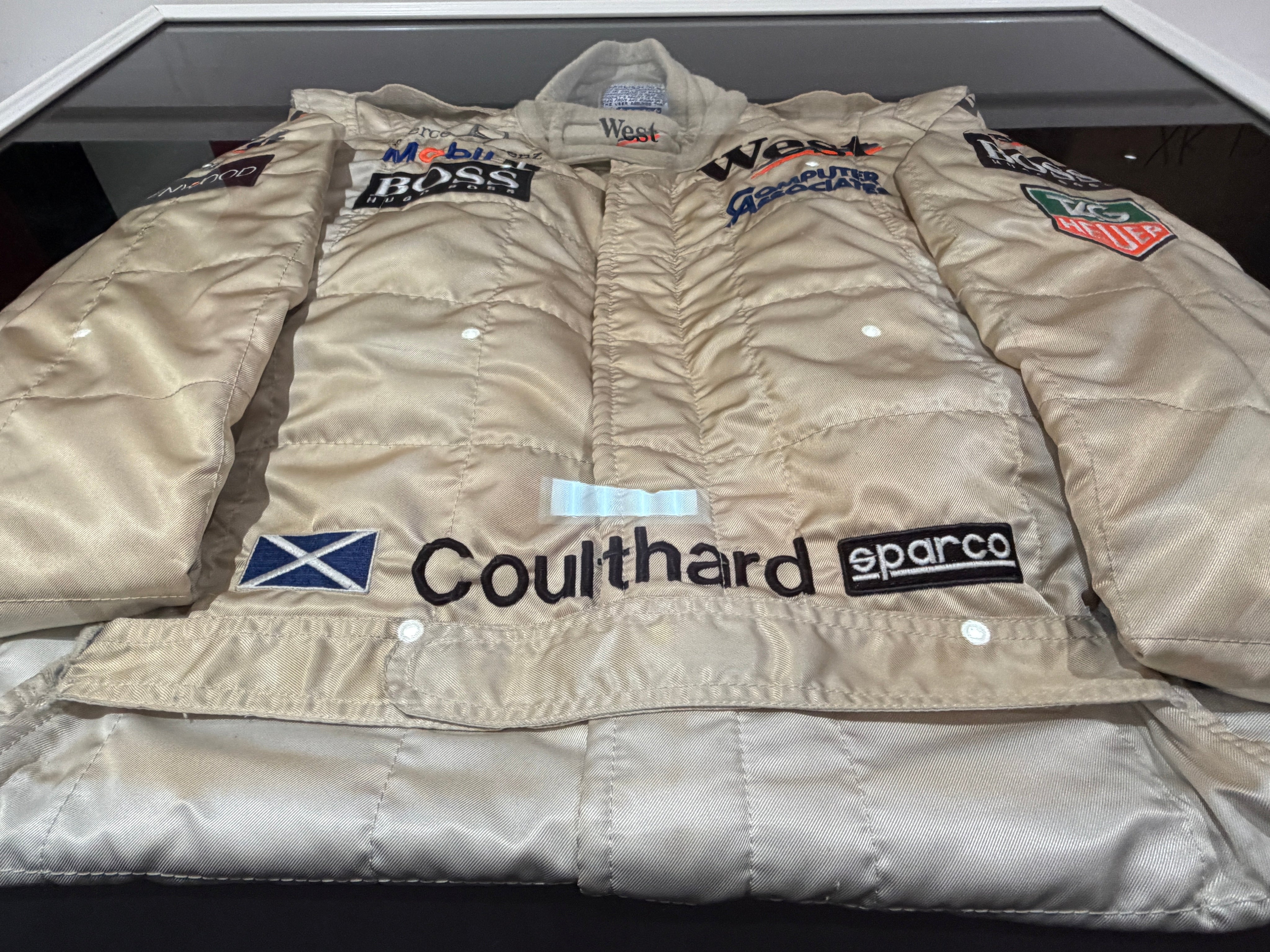 David Coulthard Mercedes Race Worn Suit TitchAuto