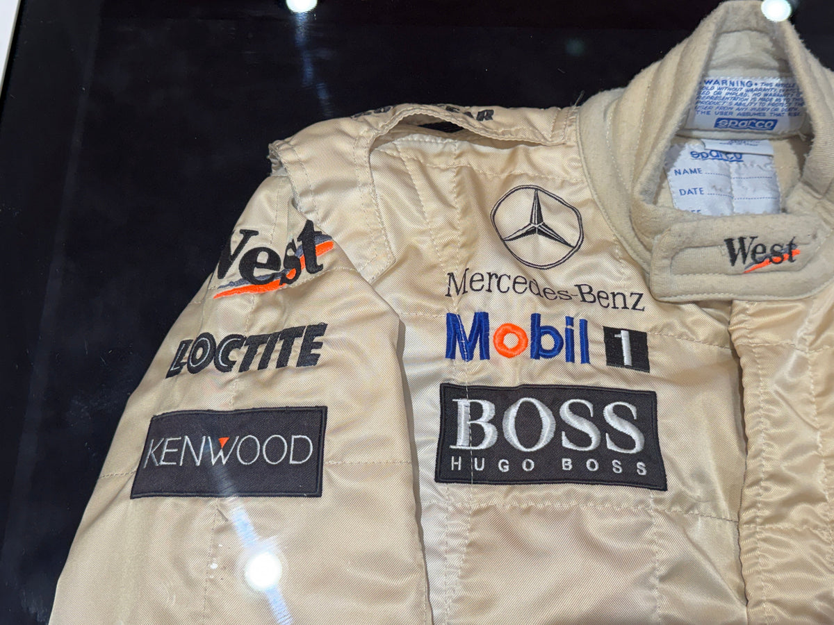 David Coulthard Mercedes Race Worn Suit TitchAuto