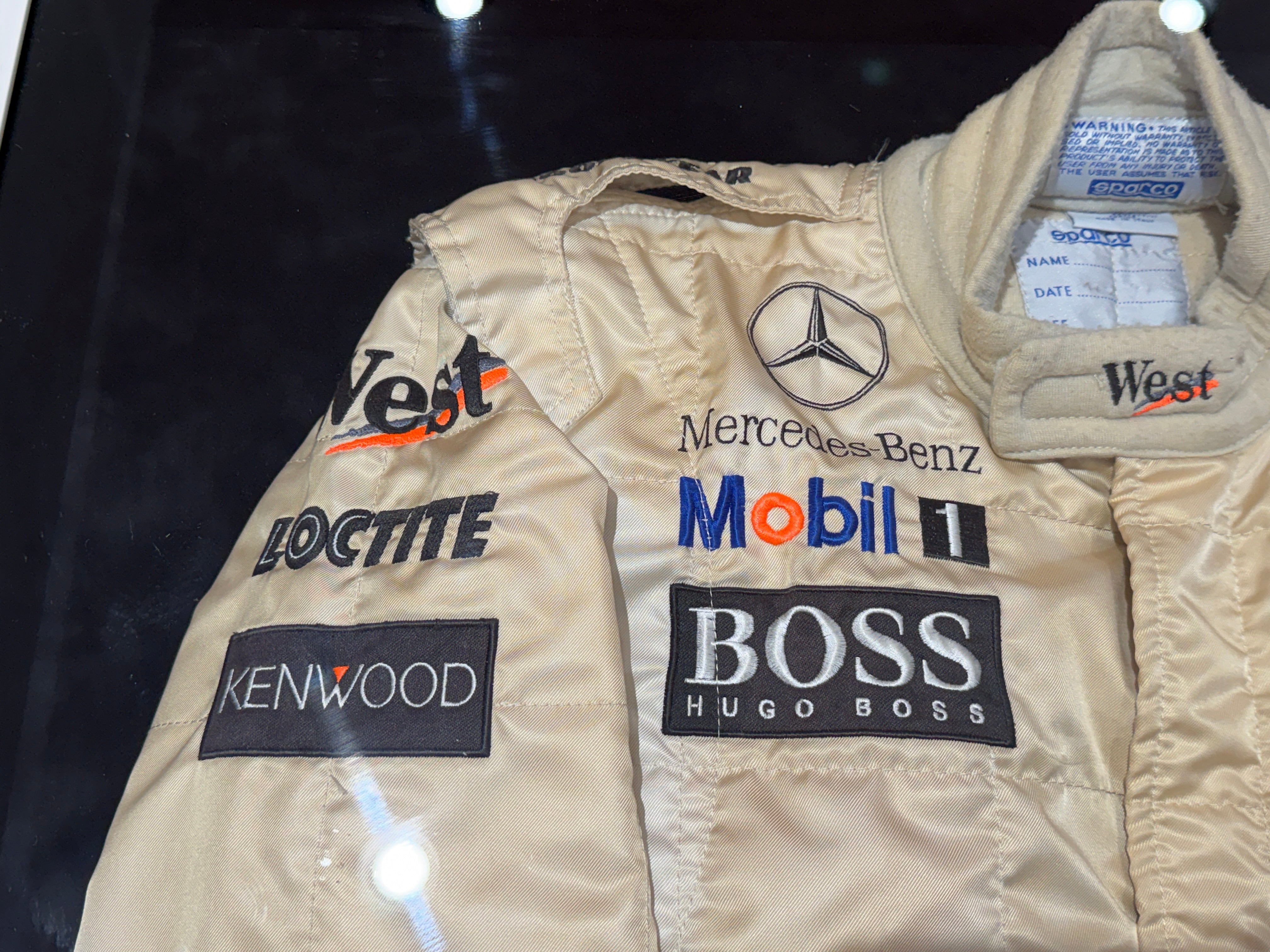 David Coulthard Mercedes Race Worn Suit TitchAuto