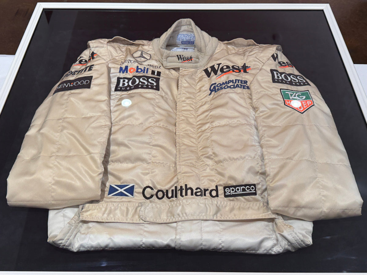 David Coulthard Mercedes Race Worn Suit TitchAuto