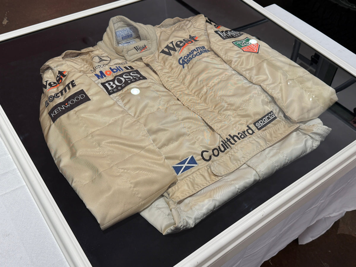 David Coulthard Mercedes Race Worn Suit TitchAuto