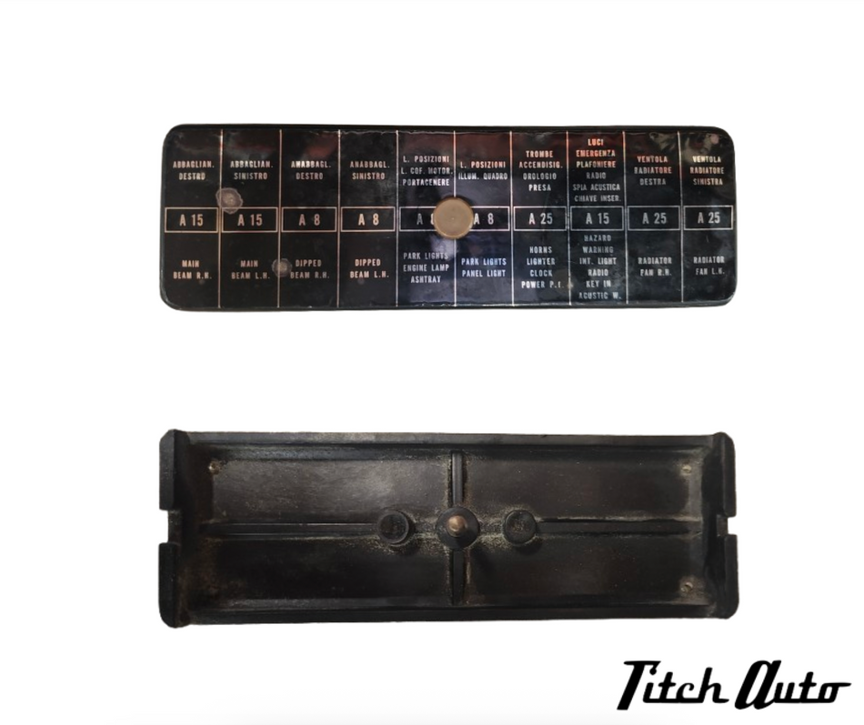 Ferrari 250 - 275 - 330 USED Fusebox Top Cover TitchAuto