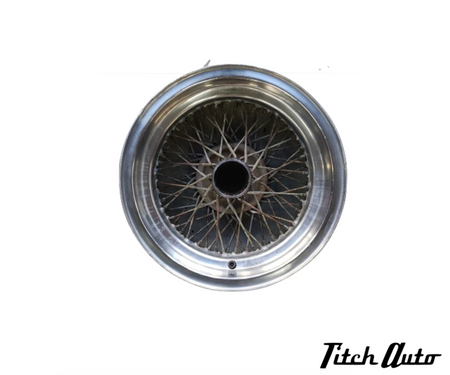 Ferrari 250 GTE USED Set of Borrani 3690  Rims TitchAuto