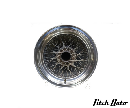 Ferrari 250 GTE USED Set of Borrani 3690  Rims TitchAuto