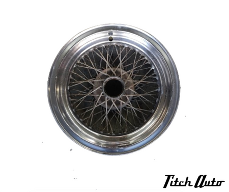 Ferrari 250 GTE USED Set of Borrani 3690  Rims TitchAuto