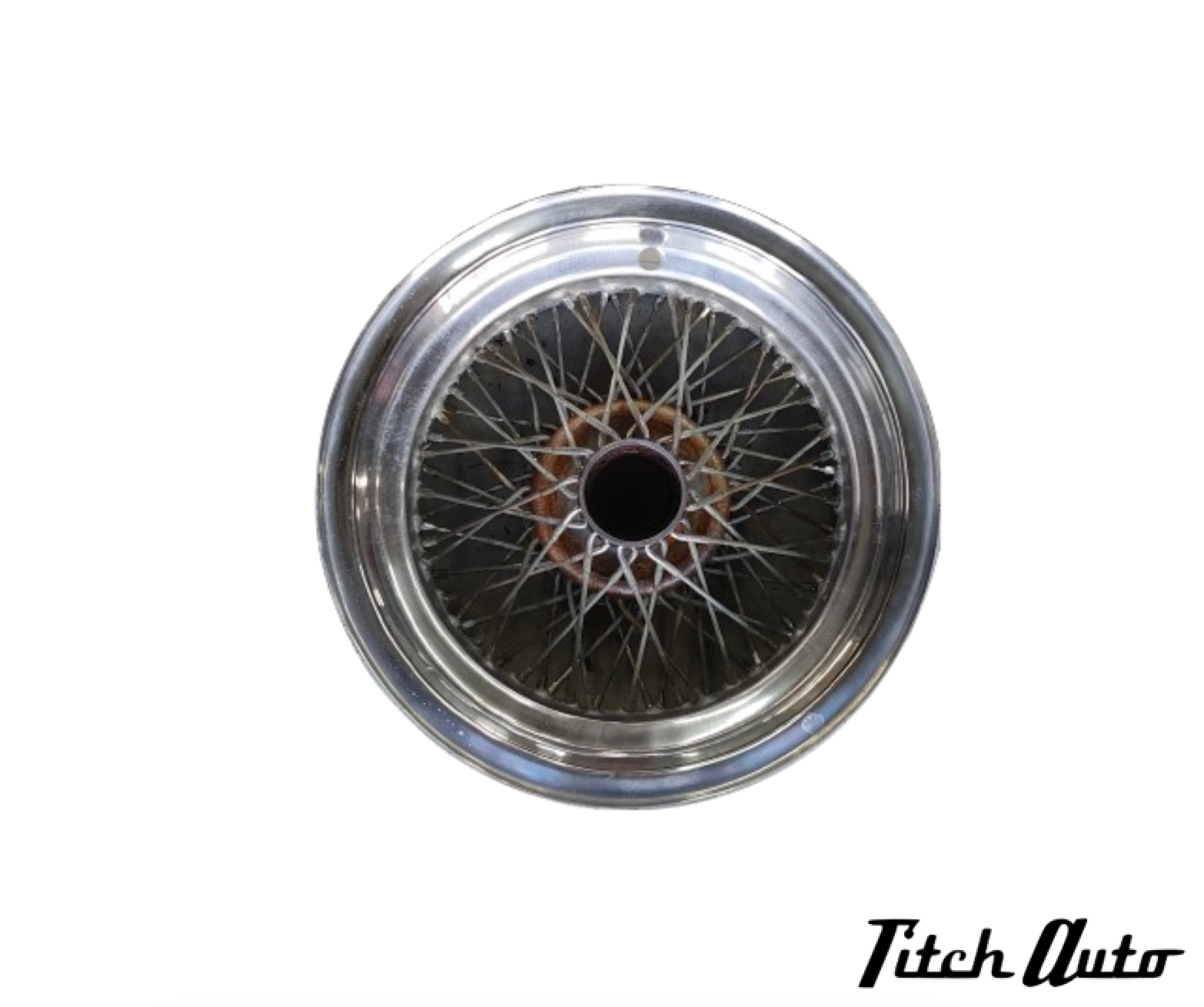 Ferrari 250 GTE USED Set of Borrani 3690  Rims TitchAuto